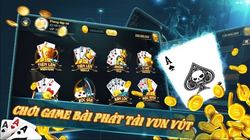 Các sản phẩm ​game bài tại Sky88 chất lượng cao