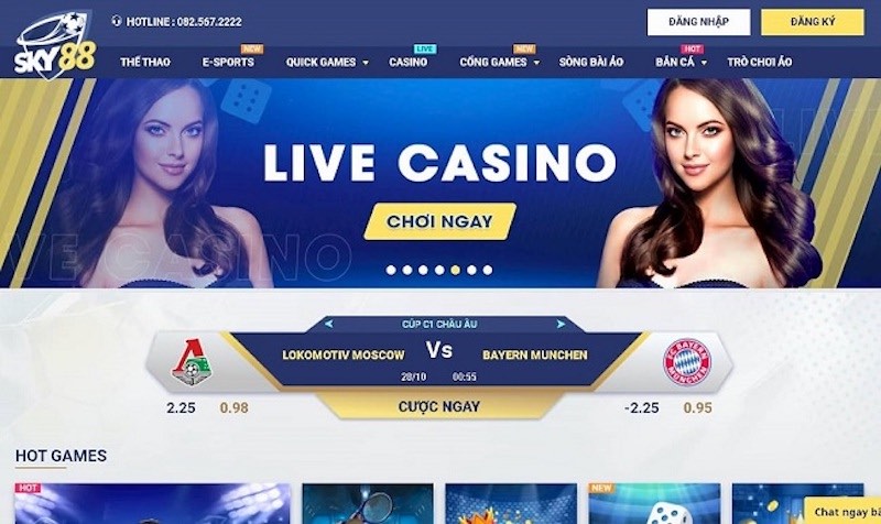 Tại sao nên tham gia vào live casino Sky88 